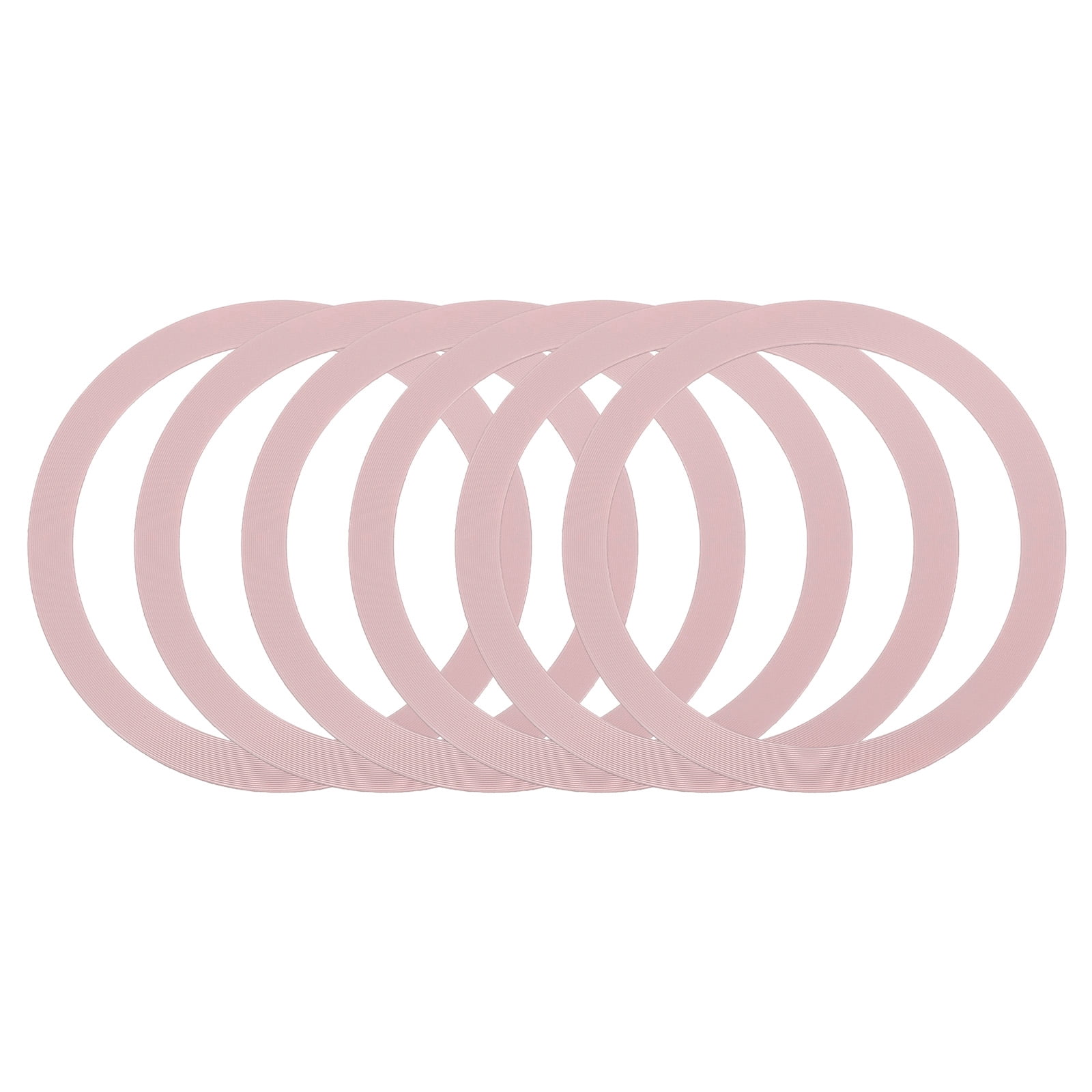 6Pcs Magnetic Adapter Ring, Magnetic Wireless Charger Conversion Kit, Rose Gold