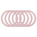 6Pcs Magnetic Adapter Ring, Magnetic Wireless Charger Conversion Kit, Rose Gold