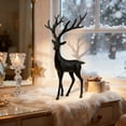 thumbnail image 6 of Virelaxpo Elegant Deer Figurine Sculpture for Home Decor,European-Style Imitation Metal Stag Statue,Perfect for Entryway and Garden Decoration, 6 of 6