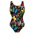 thumbnail image 5 of Colorful Butterfly Swimsuit Cute Animal Push Up Swimwear One Piece Holiday Swim Monokini Bodysuit Sexy Beach Outfits Plus Size, 5 of 7
