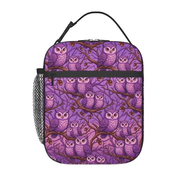 Owl Lunch Box For Women Insulated Lunch Bag Lunchbox Lunch Tote Bags Reusable Cooler For Work Office Picnic Travel