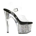 thumbnail image 3 of Women's Pleaser Adore 708CG Ankle Strap Sandal, 3 of 5