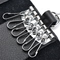 thumbnail image 3 of Car key bag leather waist hanging men's multi-function key bag card bag, 3 of 4