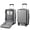 Grey-Black, variant on Carry On Luggage 22x14x9 Airline Approved, Expandable Hard Shell Suitcase with Spinner Wheels, USB Charging Port & Front Pocket, PC Hardside Rolling Luggage with TSA Lock for Travel