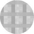 thumbnail image 1 of Ahgly Company Machine Washable Indoor Round Transitional Dark Gray Area Rugs, 7' Round, 1 of 7