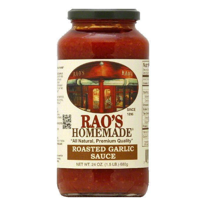 Raos Roasted Garlic Sauce, 24 Oz (Pack of 6) - Walmart.com