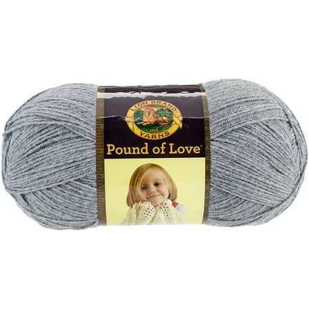 Lion Brand Pound Of Love Baby Yarn-Oxford Grey 