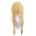 thumbnail image 3 of Peluca larga para cosplay, rubia, trenzada, sintética, 65 cm, resistente al calor, 3 of 3