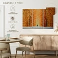 thumbnail image 5 of Elephant Stock Our Rainy Sunset Wall Art - Horizontal Multi Panel Canvas - Living Room Wall Decor - Abstract Multi Panel - Red And Orange Decor By Ekaterina Ermilkina - 65" x 42", 5 of 8