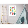 thumbnail image 3 of Awkward Styles Numbers Kids Decals Unframed Colorful Art for Home Kids Gifts Numders Poster for Children Numbers Inspirational Wall Art Kids Numbers Poster Art Baby Nursery Printed Wall Decor, 3 of 3