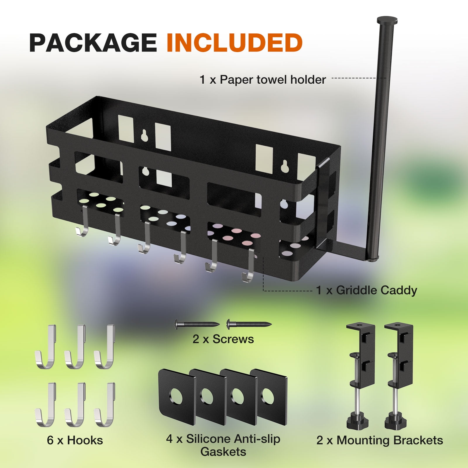 Griddle Caddy for Blackstone Griddle Accessories Storage, Space Saving