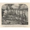 thumbnail image 2 of Steamboats At Pittsburgh Poster Print By Mary Evans Picture Library (36 X 24), 2 of 4