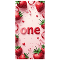 thumbnail image 1 of Strawberry Backdrop One Year Party Background First Birthday Decorations Photo Props Banner Photography Supplies Baby Shower Celebration, 1 of 4