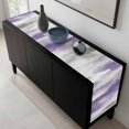 thumbnail image 5 of Purple Gray White Table Runner 72 Inches Long, Retro Country Abstract Mottled Texture Kitchen Coffee Dining Table Decoration for Home Party Birthday Wedding Home Decor 18x72 Inches, 5 of 8