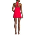 thumbnail image 2 of Lands' End Women's Square Neck Halter Swim Dress One Piece Swimsuit, 2 of 4