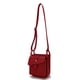 thumbnail image 5 of Bolso bandolera Dollver para mujer | Bolso mensajero de cuero de grano completo con billetera incorporada, correa ajustable, cremallera de metal, múltiples compartimentos, gran capacidad |, 5 of 8