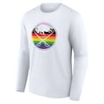 thumbnail image 2 of Men's White Buffalo Sabres Team Pride Logo Long Sleeve T-Shirt, 2 of 3