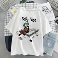 thumbnail image 4 of Camiseta con estampado de Sally Face para mujer, remera divertida de manga corta, tops informales de moda de verano para mujer, 4 of 5