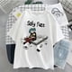 thumbnail image 4 of Camiseta con estampado de Sally Face para mujer, remera divertida de manga corta, tops informales de moda de verano para mujer, 4 of 5