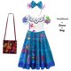 thumbnail image 1 of Nuevos niños Mirabel vestido niño carnaval fiesta películas Cos disfraz verano niñas bebé ropa informal juego de rol ropa 6T(130) Gao Jinjia LED, 1 of 2