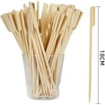 thumbnail image 2 of 180 brochetas de bambú para asar a la parrilla, cocinar verduras, frutas y reuniones familiares, 2 of 5