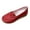 Red, variant on Women's Classic Comfort Leather Penny Loafers Casual -Ons Lightweight Walking Flats Driving Boat Shoes Lightweight Soft Daily Streetwear