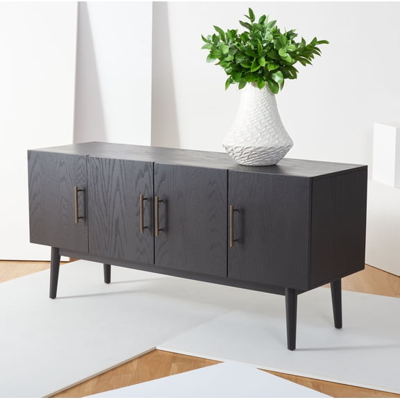 Safavieh Couture Doderick Scandinavian Television Stand for TVs up to 66", Black