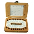 thumbnail image 4 of HORIALENCE Baby Teeth Keepsake Box Wood Fine Tooth Collection Container for Baby Items 1 Set, 4 of 8