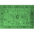 thumbnail image 1 of Ahgly Company Indoor Rectangle Oriental Emerald Green Industrial Area Rugs, 3' x 5', 1 of 4