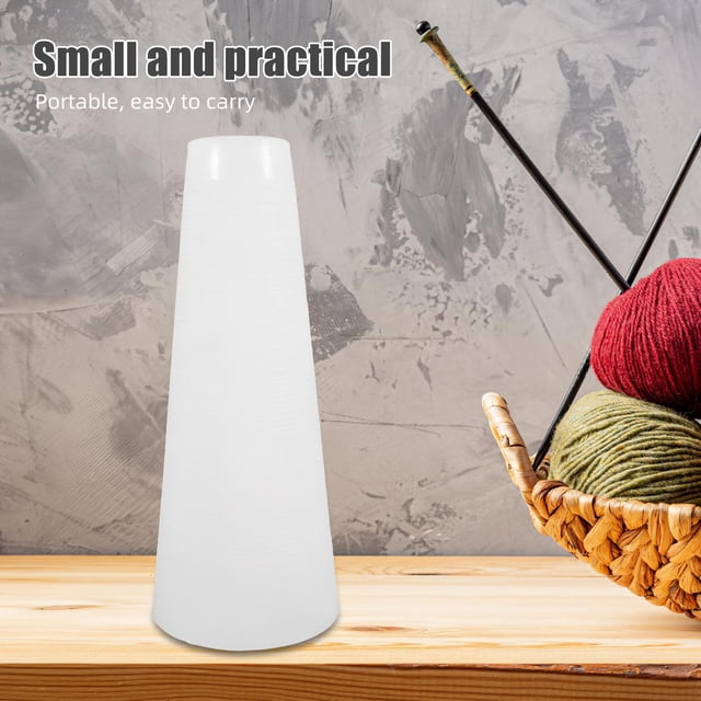 Raindrops 10Pcs Plastic Yarn Cones Lightweight Cone Thread Holder for Versatile Crafting and Thread Winding