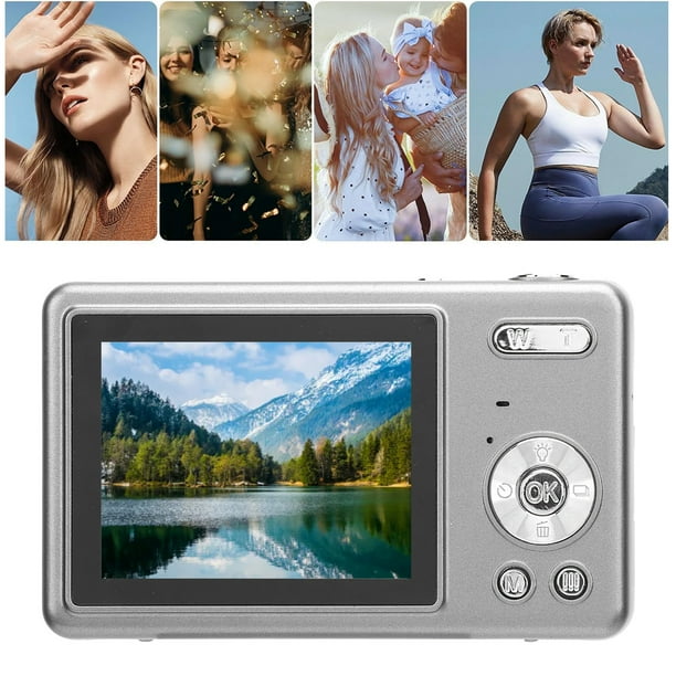 Cámara Digital 4K De 50MP Para Fotografía, Cámaras Con Zoom Digital De 16x Para Apuntar Y Disparar Con Pantalla De 2,4 Pulgadas, Cámara De Viaje Compacta