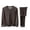 Grey, variant on Blekii Men's Thermal Underwear Set, Long Sleeve Top & Bottom Base Layer, Non-Binding Warm Loungewear, Winter Heattech Sleepwear, Cold Weather Indoor Set, Essential Layer for Outdoor