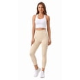 thumbnail image 2 of Women's High Waisted Yoga Leggings, Buttercore Ruched V-Back Tummy Control Workout Pants, 2 of 9
