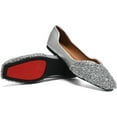 thumbnail image 6 of Women Flats ballet Rhinestone Dressy Casual Wedding Comfortable Shoe, 6 of 7