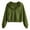 Army Green, variant on Womens Sports Sweatshirt Navy Pullover Lightweight V-Neck Winter Gym Plain Tops for Women Long Sleeve