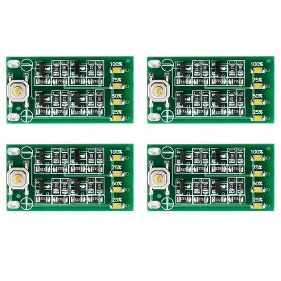 4X 3S 11.1V 12V 12.6V Lithium Battery Capacity Indicator Module Lipo Li-Ion Power Level Display Board 3 Series 9-26V