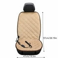 thumbnail image 2 of LOVEVER Heated Seat Cushion with Fast Heating for Car  Winter Seat Warmer for Car Front Seat  Seat Cover with Fast Heat Massage Chair Pad  Longer Heated Seat Cover with PU Leather, 2 of 3