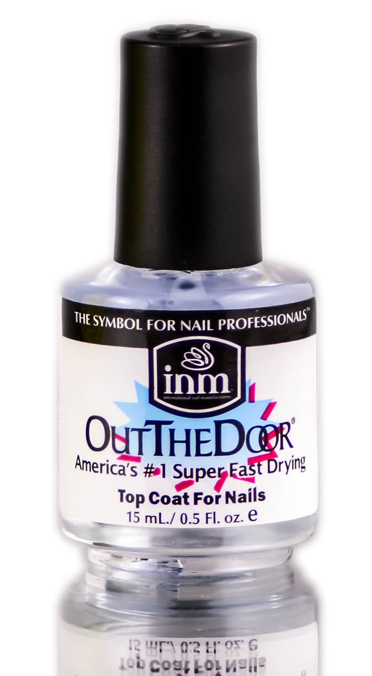 International Nail INM  Top Coat, 0.5 oz