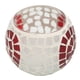 thumbnail image 3 of Candelabro de mosaico Bling Bling portavelas de vidrio, 3 of 12