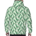 thumbnail image 3 of Bingfone Dinosaurs on Roller Skater Men's Drawstring Hoodie Long Sleeve Pocket Sweatshirts-Small, 3 of 6