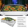 thumbnail image 5 of XMXY Car Sun Shade Windshield, Cute Sunflowers Floral Bee Automotive Front Window Sun Visor for Cars SUV Trucks, Medium Size, 5 of 8