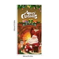 thumbnail image 3 of Décorations de Noël Extérieures Rideau de Porte de Noël Drapeau Extérieur Photo Père Noël et Chiot Décoration de Fond Tissu Suspendu Décorations de Noël Intérieures, 3 of 6