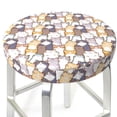 thumbnail image 3 of Susaid Cartoon Cat Print Elastic Bar Stool Cover Personalized Washable Stool Cover for Barbershop Home Bar Kitchen-12 inch, 3 of 7