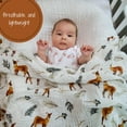 thumbnail image 7 of LollyBanks Baby Muslin Swaddle Blanket- Deer-100% Muslin Cotton - 47"x47" - 1 Pack, 7 of 7