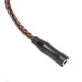 thumbnail image 2 of 3.5mm to 2.5mm o Cable Female to Male, Single Crystal Copper Core, 8 Strands, Lossless o Headphone Adapter Cable, 5.5 Inch, Bronze, 2 of 4
