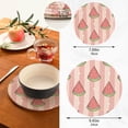 thumbnail image 3 of Watermelon 2 Pack Pot Holders Trivets, Heat Resistant Hot Pads for Kitchen Table Decoration Trivets for Hot Dishes/Pot/Bowl/Teapot/Hot Pot Holders, 7" + 9.45", 3 of 7