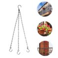 thumbnail image 1 of Moluckfu 4Ud Cadenas Negras De Hierro Para Colgar Macetas Y Comederos De Jardín, 1 of 7
