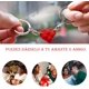 thumbnail image 4 of Juego De Llaveros De Corazón Para Parejas Llavero En Forma De Corazón De, Llavero En Forma De Corazón De Rojo - Llavero De Dos Parejas - Regalo De Compromiso Para él Y Ella, 4 of 4