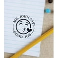 thumbnail image 2 of Printtoo Personalized Teachers Stamp Good Job Teachers Name Self-Inking Rubber Stamp Appreciation Message For School Classroom & Homework Supplies,Black - 30 x 30 mm, 2 of 6