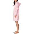 thumbnail image 3 of Disney Womens Minnie Mouse Fleece Hooded Lounger,Pink,XS, 3 of 4